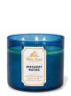 BATH & BODY WORKS BERGAMOT WATERS 3-WICK CANDLE