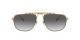Burberry For Him sunglasses with a GOLD Metal frame and GREY GRADIENT lens.  Lens width is 59mm with model number 0BE3121.