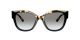 Prada For Her sunglasses with a BLACK/MEDIUM HAVANA Acetate frame and GREY GRADIENT lens.  Lens width is 54mm with model number 0PR 02WS.
