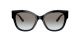 Prada For Her sunglasses with a BLACK Acetate frame and GREY GRADIENT lens.  Lens width is 54mm with model number 0PR 02WS.