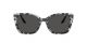 Prada For Her sunglasses with a GREY TORTOISE Acetate frame and DARK GREY lens.  Lens width is 54mm with model number 0PR 12XS.