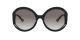 Prada For Her sunglasses with a BLACK Acetate frame and GREY GRADIENT lens.  Lens width is 55mm with model number 0PR 22XS.