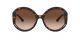 Prada For Her sunglasses with a HAVANA Acetate frame and BROWN GRADIENT lens.  Lens width is 55mm with model number 0PR 22XS.