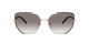 Prada For Her sunglasses with a BLACK/PALE GOLD Metal frame and GREY GRADIENT lens.  Lens width is 58mm with model number 0PR 50WS.
