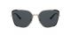 Prada For Her sunglasses with a PALE GOLD/MATTE BLACK Metal frame and POLAR GREY lens.  Lens width is 59mm with model number 0PR 60XS.