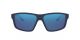 Prada Linea Rossa For Him sunglasses with a BLUE RUBBER Injected frame and BLUE MIRROR BLUE lens.  Lens width is 60mm with model number 0PS 02XS.
