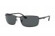 Ray Ban 0RB3498 006/81 64 MATTE BLACK POLAR GRAY Metal Man