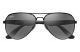 Ray Ban 0RB3523 006/6G 59 MATTE BLACK GRAY SILVER MIRROR Metal Man