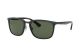 Ray Ban 0RB4303 601/9A 57 BLACK POLAR GREEN Injected Man size 57 sunglasses