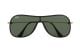 Ray Ban 0RB4311N 601/71 38 BLACK GREEN Injected Unisex size 38 sunglasses