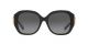 Valentino For Her sunglasses with a BLACK Acetate frame and GREY GRADIENT POLAR lens.  Lens width is 56mm with model number 0VA4079.
