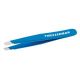 Tweezerman Stainless Steel Mini Slant Tweezer - Bahama Blue