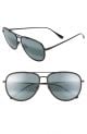 Maui Jim 554-02 Fair Winds Neutral Grey Black Gloss W/Black Matte Rim