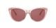 Michael Kors 0MK2112U 382675 54 TRANSPARENT BRANDY DARK BRANDY SOLID Injected Woman size 54 sunglasses