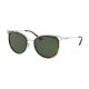 Michael Kors 0MK1025 120071 52 SILVER TONE/DARK TORTOISE GREEN SOLID Metal Woman size 52 sunglasses