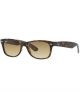 Ray Ban 0RB2132 710/51 52 LIGHT HAVANA CRYSTAL BROWN GRADIENT Nylon Man size 52 sunglasses