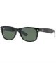 Ray Ban 0RB2132 901/58 58 BLACK CRYSTAL GREEN POLARIZED Nylon Man