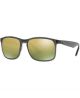 Ray Ban 0RB4264 601SA1 58 MATTE BLACK BLUE FLASH POLAR Nylon Man size 58 sunglasses