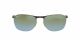 Ray Ban 0RB4302M F60171 62 BLACK DARK GREEN Nylon Man size 62 sunglasses