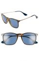 Ray Ban 0RB4187 639080 54 HAVANA DARK BLUE Injected Man size 54 sunglasses