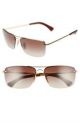 Ray Ban 0RB3607 001/13 61 GOLD BROWN GRADIENT Metal Man size 61 sunglasses
