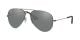 Ray Ban 0RB3025 917152 62 GUNMETAL GREY BLUE POLAR Metal Man size 62 sunglasses