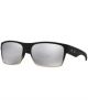 Oakley 0OO9189 918930 60 MATTE BLACK CHROME IRIDIUM Injected Man size 60 sunglasses