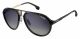 Carrera  brand UNISEX sunglasses with a BLACK frame and GREY BROWN DOUBLESHADE lens with a lens width of 58mm and model number Carrera 1003/S