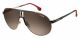 Carrera  brand UNISEX sunglasses with a BLACK GOLD frame and BROWN SHADED lens with a lens width of 66mm and model number Carrera 1005/S