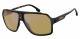 Carrera  sunglasses For Him with a BLACK YELLOW frame and BLUE MULTILAYER lens with a lens width of 62mm and model number Carrera 1030/S