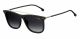 Carrera  sunglasses For Him with a BLACK frame and DARK GREY SHADED lens with a lens width of 55mm and model number Carrera 150/S