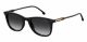 Carrera  brand UNISEX sunglasses with a BLACKGREY frame and GREY SHADED POLARIZED lens with a lens width of 51mm and model number Carrera 197/S