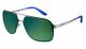 Carrera  sunglasses For Him with a MATTE RUTHENIUM frame and GREEN MULTILAYER lens with a lens width of 64mm and model number Carrera 91/S