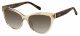 Fossil  sunglasses For Her with a CRYSTAL BEIGE frame and BROWN SHADED lens with a lens width of 54mm and model number FOS 2058/S