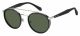 Fossil  brand UNISEX sunglasses with a MATTE BLACK frame and GREEN lens with a lens width of 50mm and model number FOS 2082/S