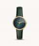 Fossil Es4730 Rd Gld Grn Strp
