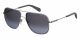 Polaroid  sunglasses For Him with a RUTHENIUM frame and SILVER SHADED POLARIZED lens with a lens width of 59mm and model number PLD 2055/S
