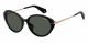 Polaroid  sunglasses For Her with a BLACK frame and GREY POLARIZED lens with a lens width of 57mm and model number PLD 4077/F/S