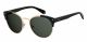 Polaroid  brand UNISEX sunglasses with a BLACK frame and GREY POLARIZED lens with a lens width of 56mm and model number PLD 6038/S/X