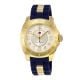 Tommy Hilfiger Women's Gold Steel Case Blue Silicone Watch 1781307