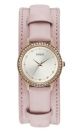 Guess Analog Stainless Steel watch with Genuine Leather band in Ladies Color For Her with a 30MM case diameter and model number U1150L3